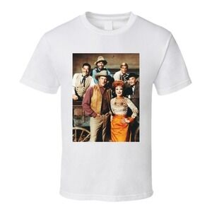 Gunsmoke Cast Retro TV Show Western Graphic Unisex T-Shirt